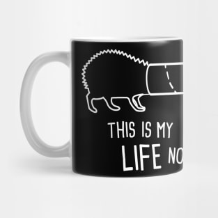 Cute And Funny Pet Hedgehog Graphic Mug